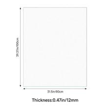 Balustrade Glass Panel 8mm 10mm 12mm Tough Decking Railing Stairs Pool Glass 