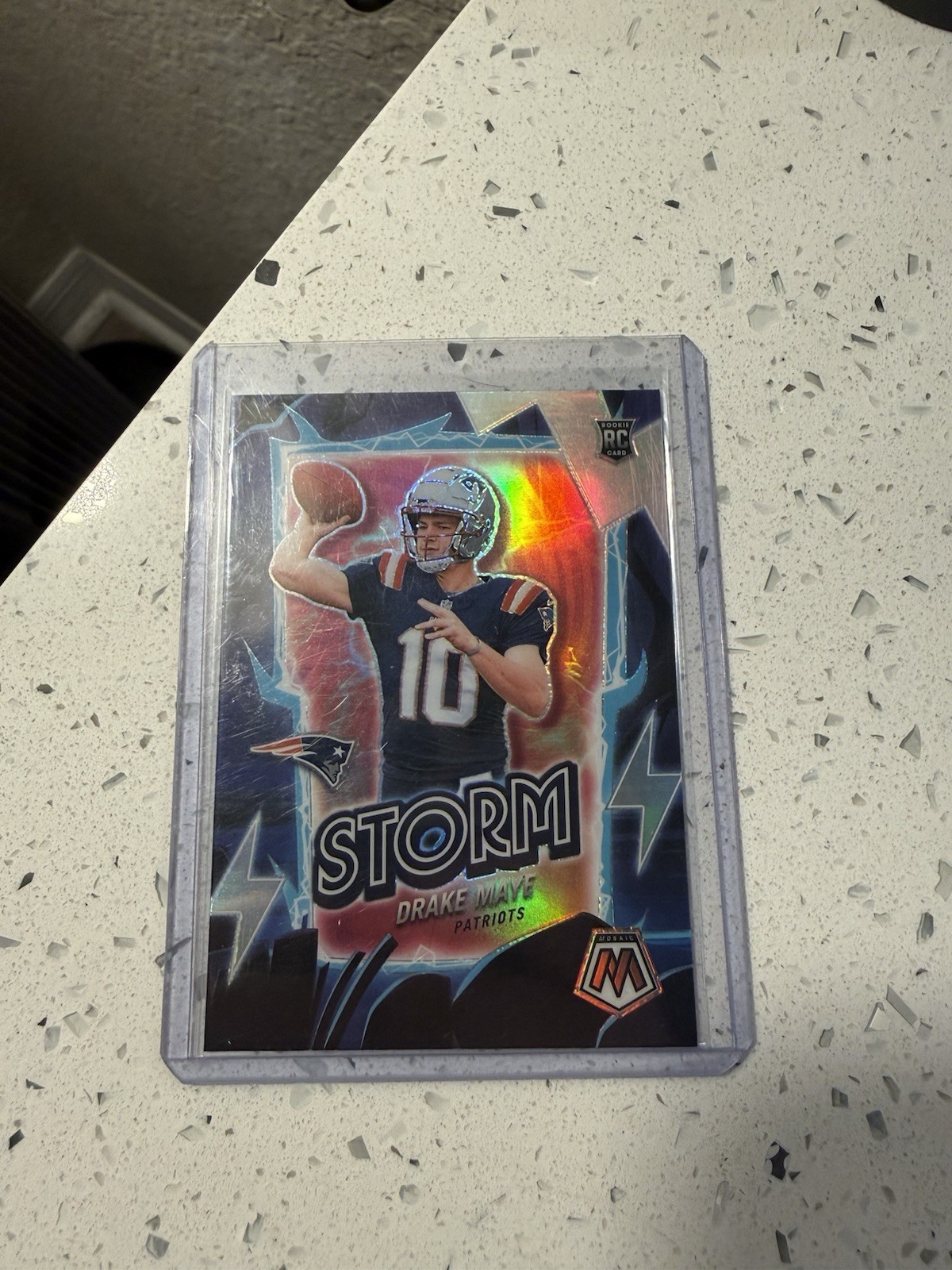 2024 Panini Mosaic Storm Drake Maye #3 Silver  (RC)