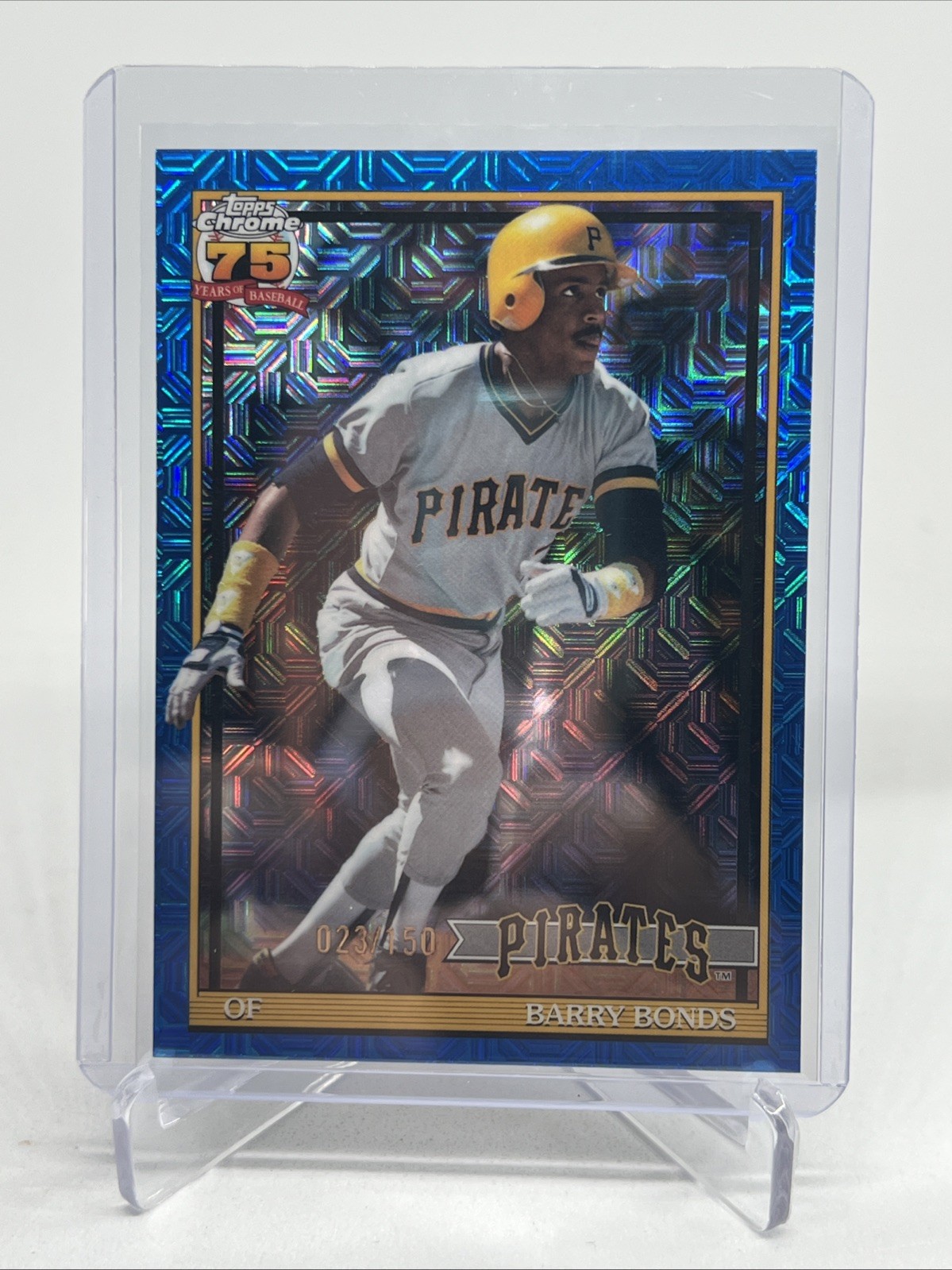 2026 Topps Update Barry Bonds Blue Refactor Mojo /150 Pirates
