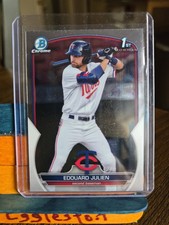 2023 BOWMAN CHROME PROSPECT 1ST EDOUARD JULIEN MINNESOTA TWINS #BCP-82