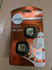 Febreze Car Air Freshener Vent Clip, Old Spice, 2 per package