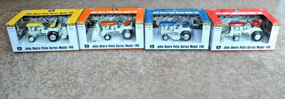 ERTL John Deere Patio Series Precision 140 Lawn Tractor Set 1/16 Scale - Image 2 of 4