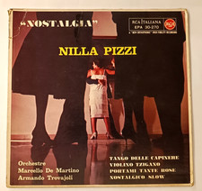 7" NILLA PIZZI   E.P.  " NOSTALGIA "     SOLO COVER