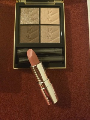 Bundle. Ives Saint Laurant Eyeshadows. New. Mini Lipstick. Benefit Brow Gel. 