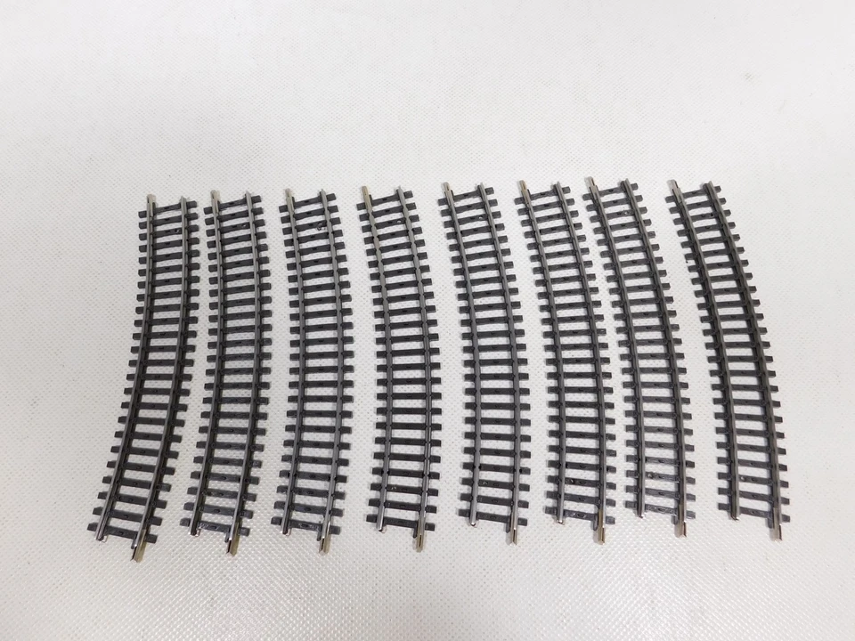 DP57-1# 16x Märklin H0 AC 2232 Track Piece K-Track Curved Very Good +1x Box - Image 4 of 4