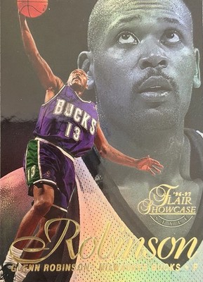 1996-97 Flair Showcase Row 2 GLENN ROBINSON Milwaukee Bucks 