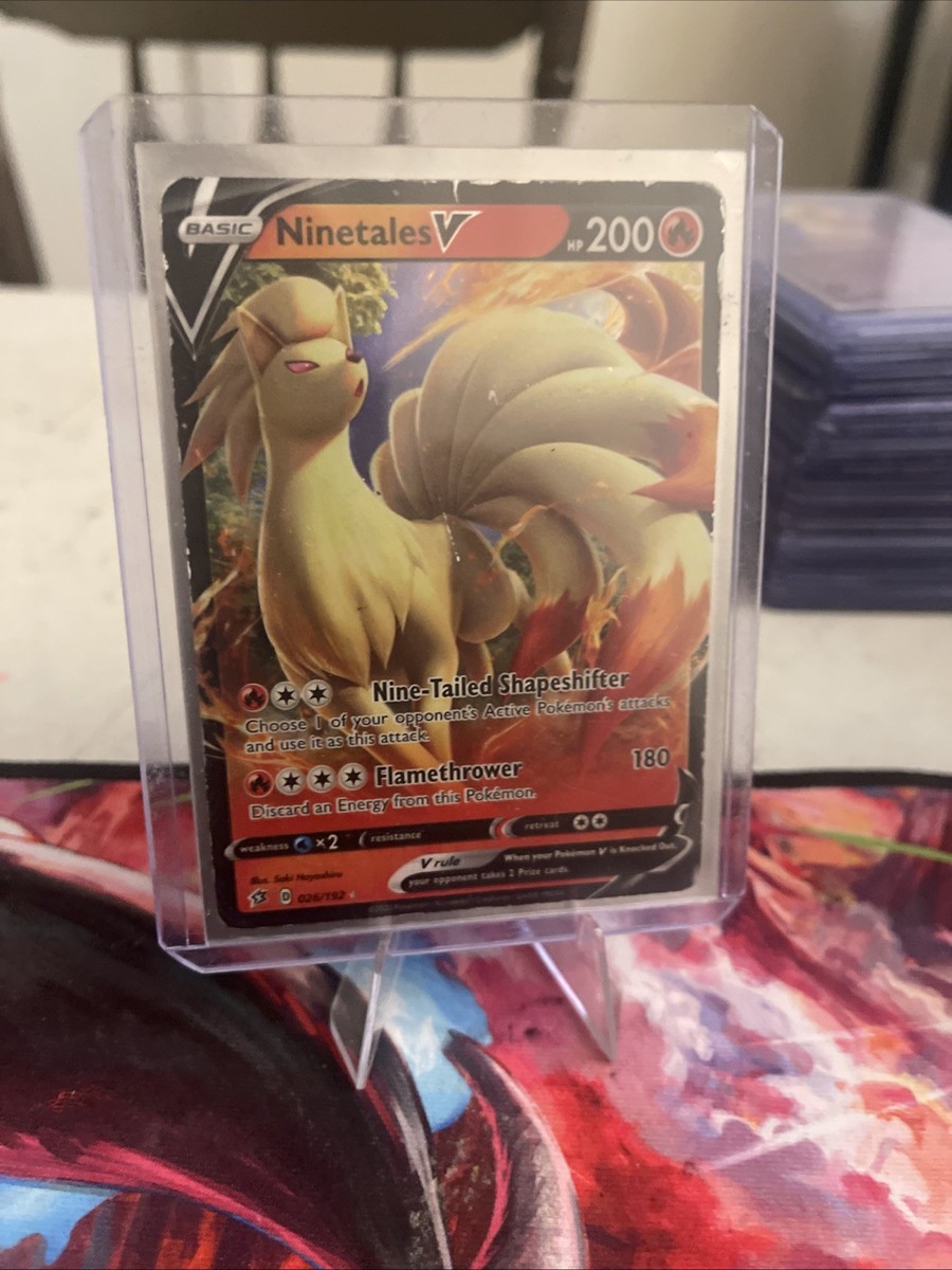 Ninetales V 026/192 Rebel Clash NM Ultra Rare Pokemon Card | eBay