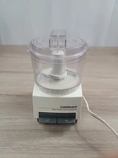 Cuisinart Mini-Prep Food Processor White Model DLC-1 TX Great Condition Tested