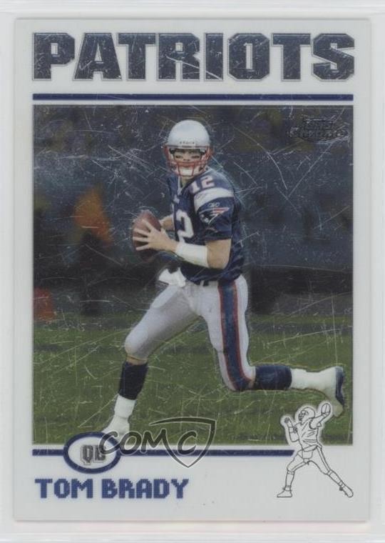 2004 Topps Chrome Tom Brady #125 0y1s