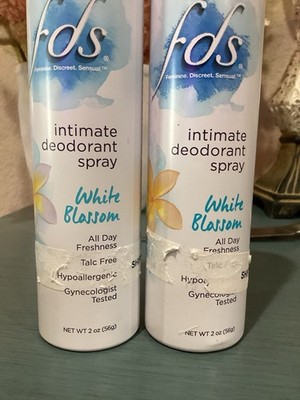 3 - FDS Intimate Deodorant Spray White Blossom 2oz Cans
