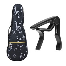 Ukulele Bag 21 Inch Ukulele Bag Waterproof Oxford Musical Note Case Single Sh...