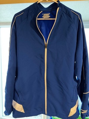 Brooks Equilibrium Men's Run Running Jacket Size Medium Blue Full Zip Med