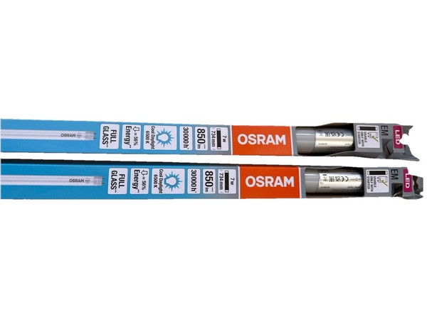 2X Osram RöHre Led T8 16EM Universal 72Cm 7W 6500K 850Lm Kaltweiß G13 Starter-image