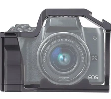 Aluminum Alloy DSLR Camera Cage for Canon EOS M5 M50 M50 Mark II Quick Release