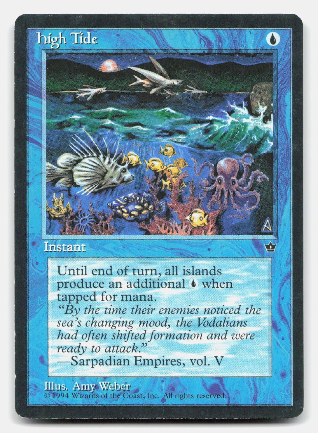 High Tide (Weber) Common Fallen Empires Magic: The Gathering Near Mint