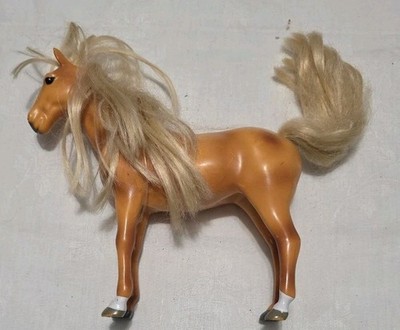 Realistic Tan Horse Figure PH on the Hoof PK8158 8'' Tall With Hair on Mane/Tail
