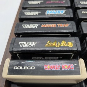 16 Coleco Vision Games + Case