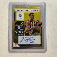 Panini Euroleague Contenders Wade Baldwin Iv Auto /75