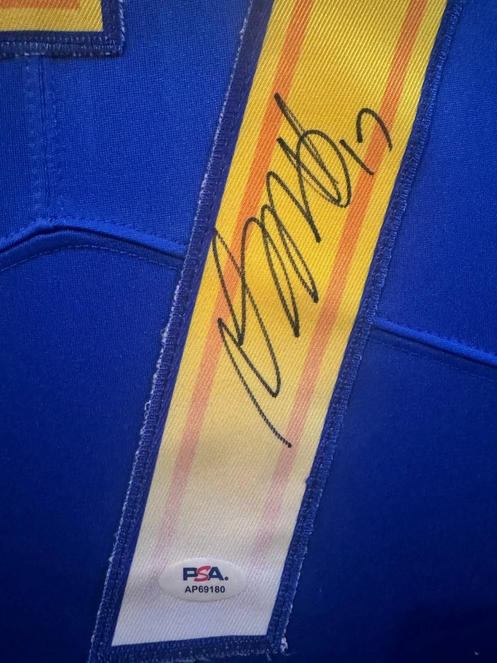 Davante Adams Signed Jersey Framed W/ PSA COA Los Angeles Rams Blue Auto Display - Image 2 of 3