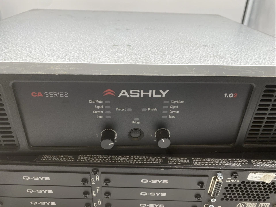Ashly CA1.02 1,000-watt 2-channel Power Amplifier - Image 2 of 3