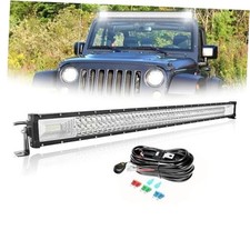 Straight 42 Inch 540W LED Light Bar - Spot/Flood Combo Beam 42in Wiring Kit