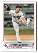 2022 Topps #658 Justin Bruihl Rookie Los Angeles Dodgers