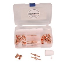 Plasmaschneider Verschlei&szlig;teileset CUTSet 2 lang f&uuml;r WELDINGER PS51 / PS52