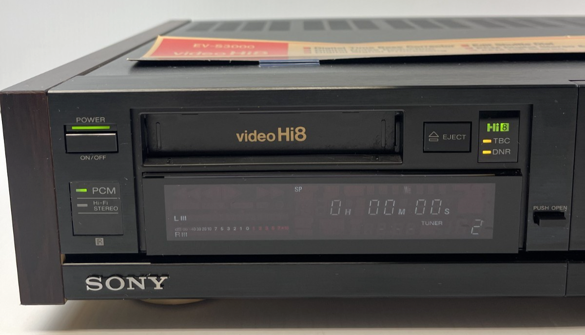 Yahoo!オークション - SONY EV-BS3000 Hi8ビデオ 通電のみ確認 ジャン