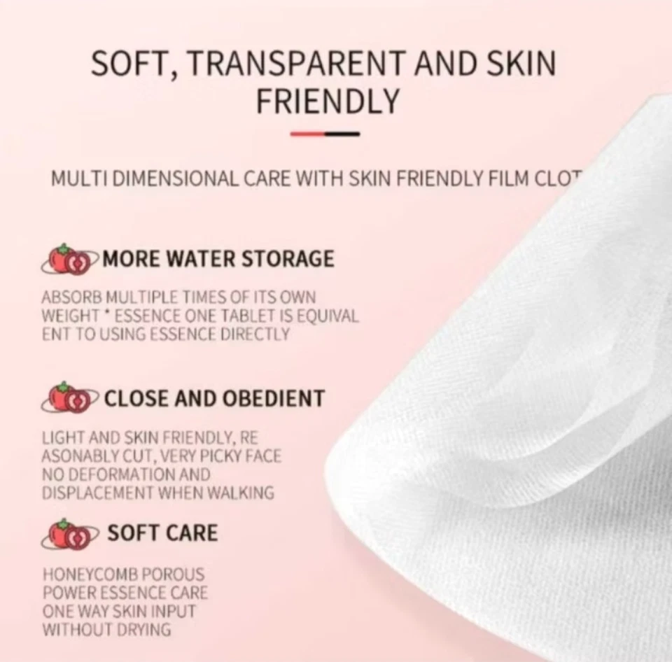 5pc Korea Images Fresh Tomato Moisturizing Facial Mask Sheet Hyaluronic Acid 25g - Image 4 of 4