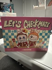 AUTHENTIC POP MART Labubu The Monsters LET  S CHECKMATEPhone Charm Blind Box Set