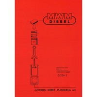 Mwm Schlepper Dieselmotor D226 2 Zylinder Traktor Ersatzteilliste