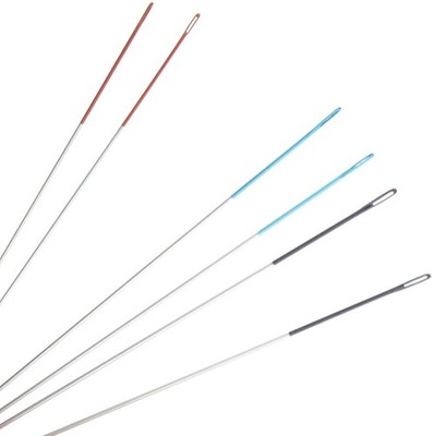 The Beadsmith ColorEYES Beading Needles, 6pc Assortment, 2 ea - Size 10,11 & 12