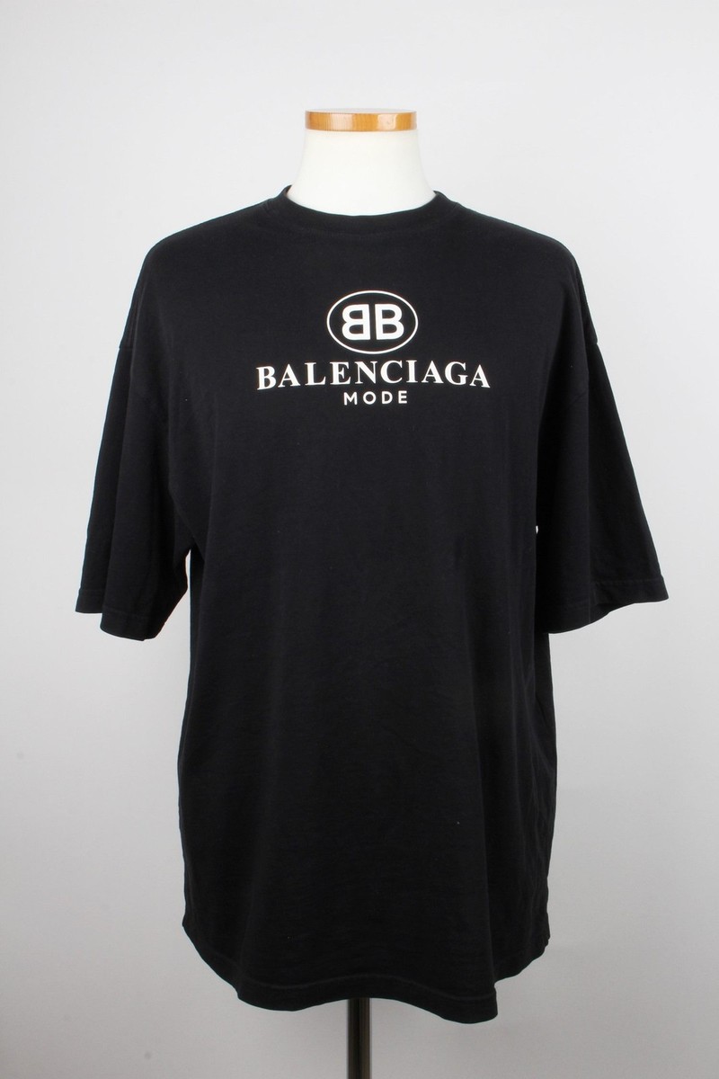 BALENCIAGA BB regular T-shirt ブラック Balenciaga BB Logo T-Shirt Black S(95 100) 134750384 | eBay