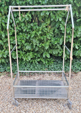 Commercial Laundry Trolley Linen Cart On Wheels Hotel Industrial