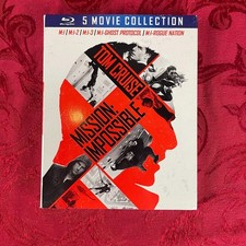MISSION: IMPOSSIBLE - 5 Movie Collection Blu-ray Tom Cruise, Slipcover