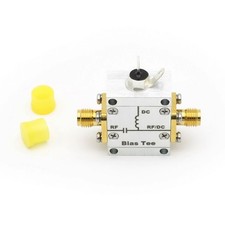 100kHz-1.0G 2A Bias Tee 50ohms 50V RF DC Block w/RF-SMA to RF/DC-SMA Connector