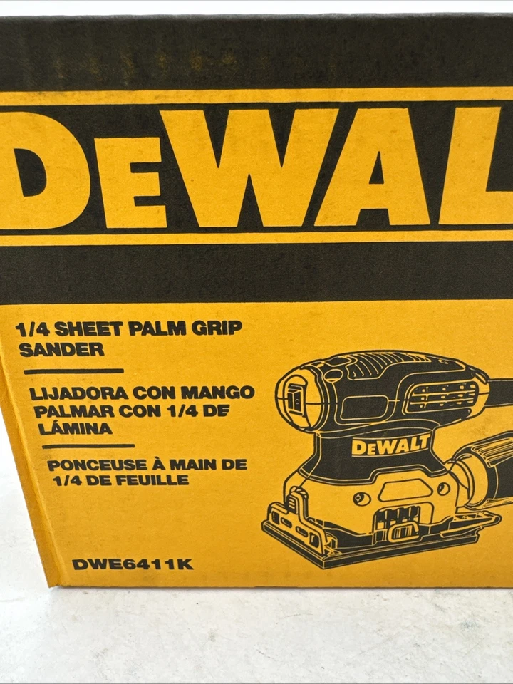 *DEWALT DWE6411 1/4 Sheet Corded Electric Palm Sander - Image 2 of 4