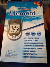 WHOLESALE -Element PLUS Compact Blood Glucose Meter Monitoring System-1 METER