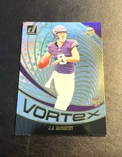 2024 Panini Donruss VORTEX HOLO FOIL JJ McCarthy Rookie RC