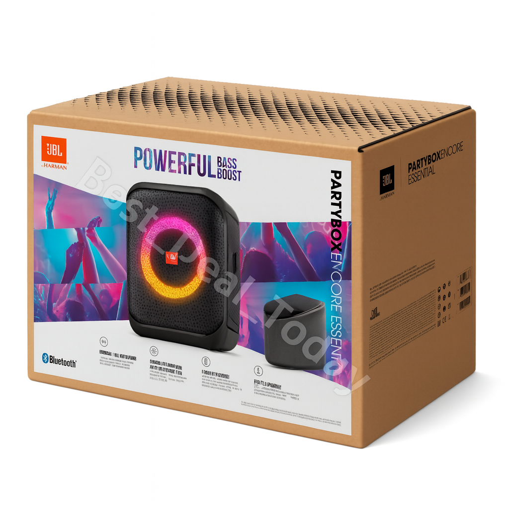 JBL PartyBox Encore Essential Bluetooth Speaker 100W Sound With