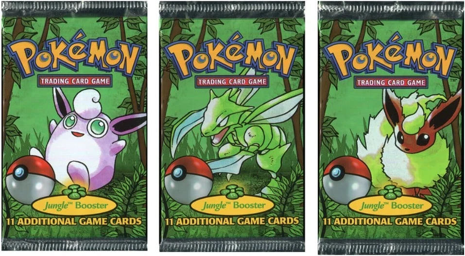 Preços baixos em Pokémon TCG Jungle Lacrado Collectible Card Game