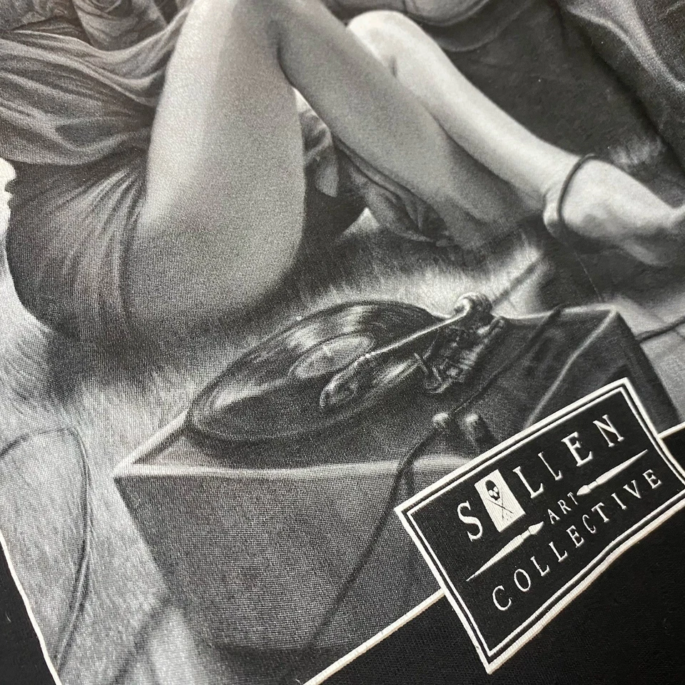 Camiseta negra manga corta Sullen Art Collective talla 2XL Foto 4 de 4