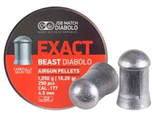 JSB Exact Beast Diabolo .177 Cal Pellets 16.20 Grains Domed 250ct