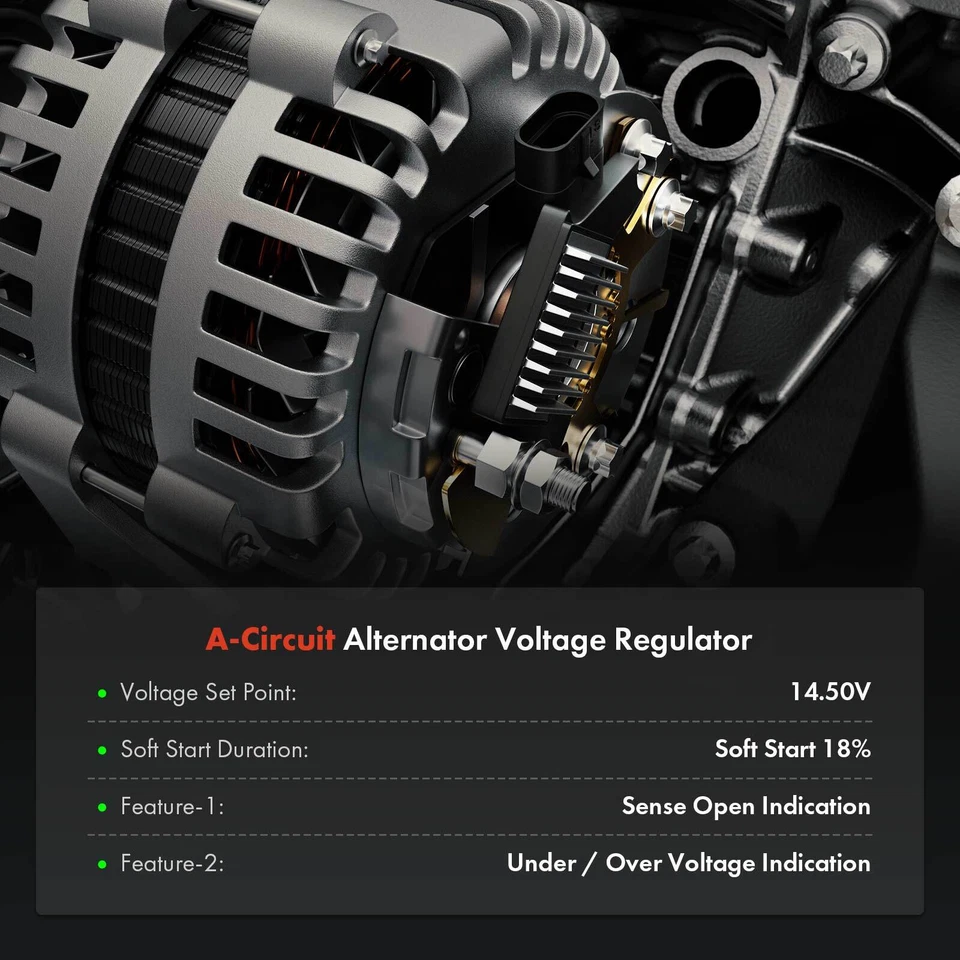 Alternator Voltage Regulator for Subaru Outback 01-06 08-09 Forester Impreza 14V - Image 2 of 4