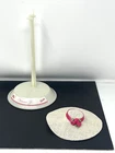 2002 VICTORIAN TEA BARBIE - HAT AND STAND ONLY - NO DOLL