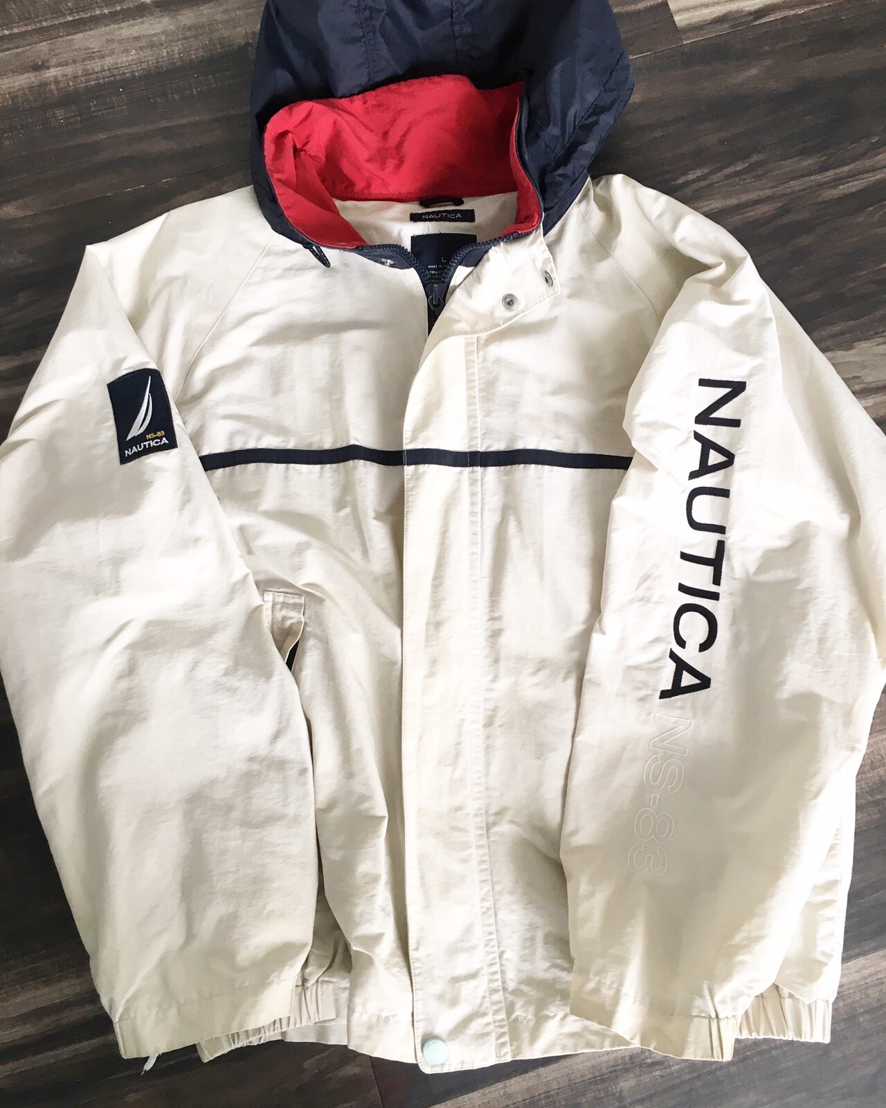 pavement Street correct vintage nautica jacket weekend flute Peck