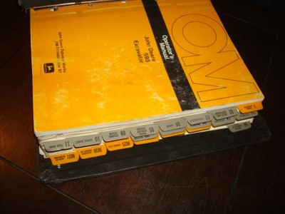 #ad JOHN DEERE 595 EXCAVATOR OPERATORS amp; SHOP SERVICE REPAIR MANUAL $76.00