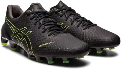 ASICS Soccer Football Shoes DS LIGHT ACROS 2 Black Yellow ASICS Soccer Football Shoes DS LIGHT ACROS 2 Black Yellow