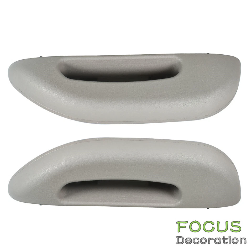 Reposabrazos delantero conductor pasajero izquierdo y derecho gris para camioneta Chevy Express 2 piezas Foto 2 de 4