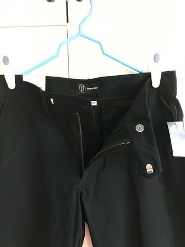 Nuevos pantalones de mezclilla elásticos para hombre de uso original ajustados negros azabache talla 32 - Imagen 3 de 5